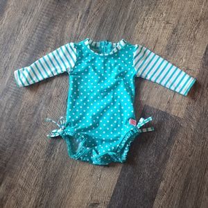 Ruffle Butt One Piece Baby Swim 3-6m
